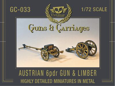 GC-033 Austrian 6pdr Gun &amp; Limber