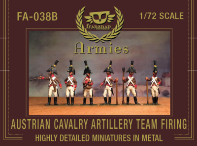 FA-038B Austrian Cavalry Artillery Crew Firing