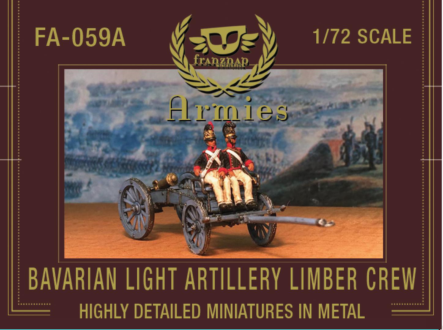 FA-059A Bavarian Light Artillery Limber Crew
