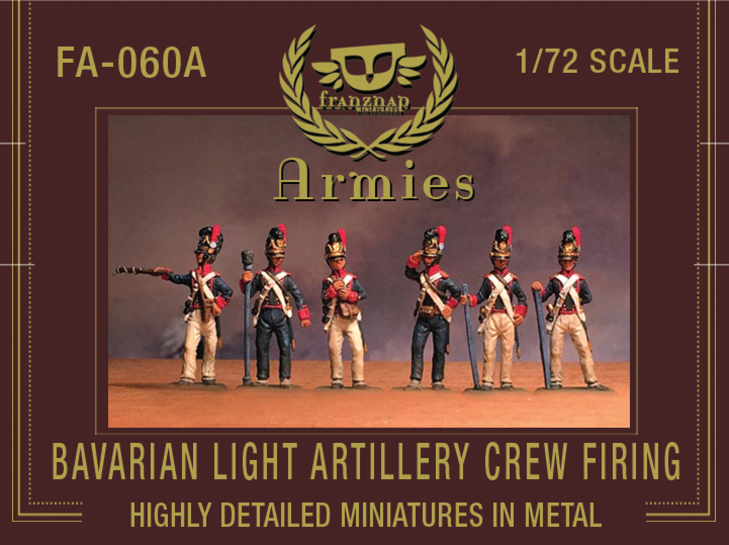 FA-060A Bavarian Light Artillery Crew Firing