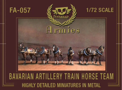 FA-057 Bavarian Artillery Train Horse Team