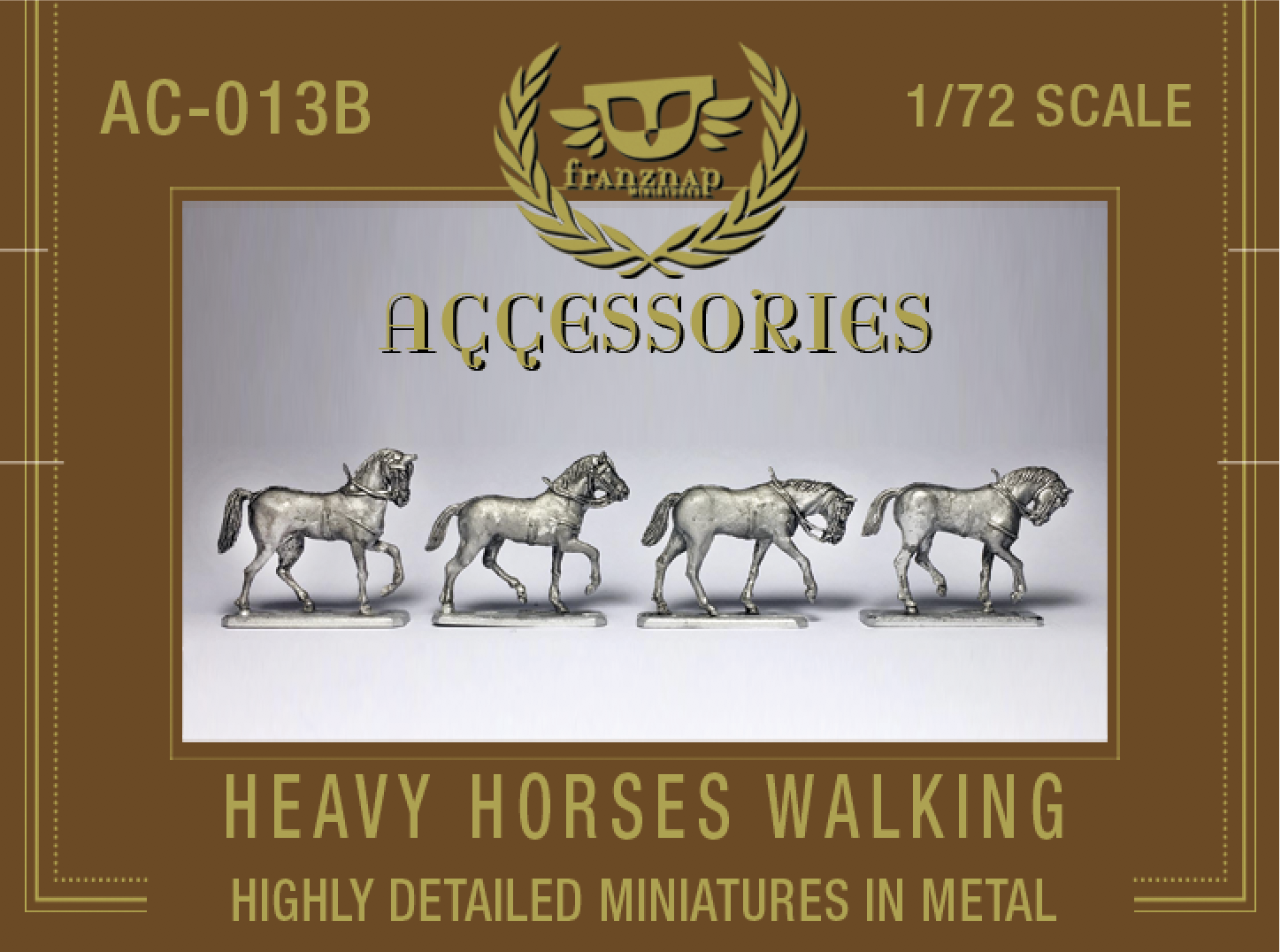 AC-013B Heavy Horses Walking