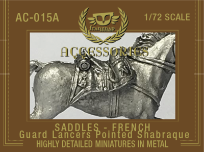 AC-015A Saddles French Guard Lancers Pointed Shabraque