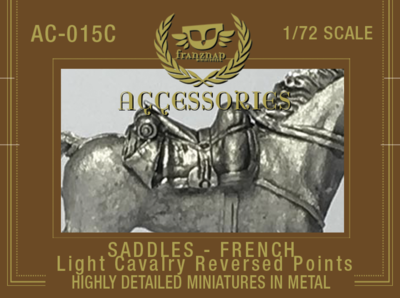 AC-015C Saddles French Light Cavalry  Reversed Points