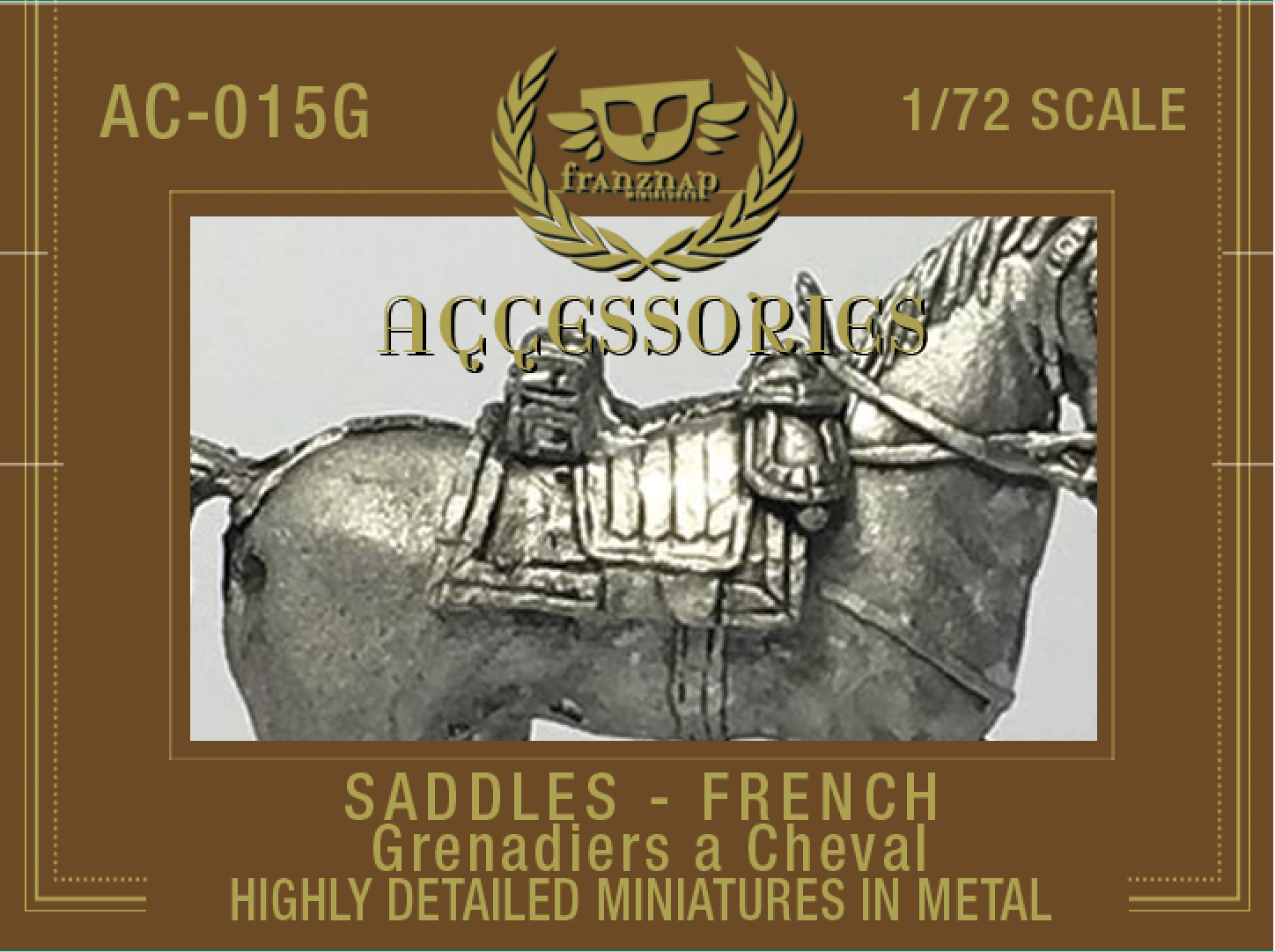 AC-015G Saddles French Grenadiers a Cheval