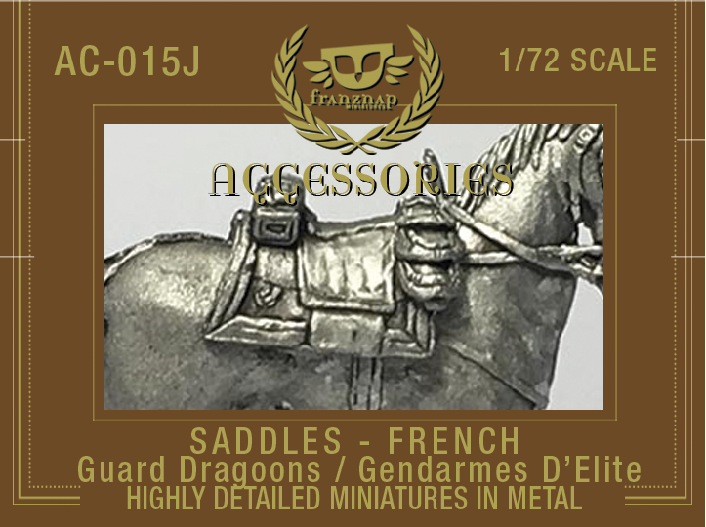 AC-015J Saddles French Guard Dragoons / Gendarmes D&#39;Elite