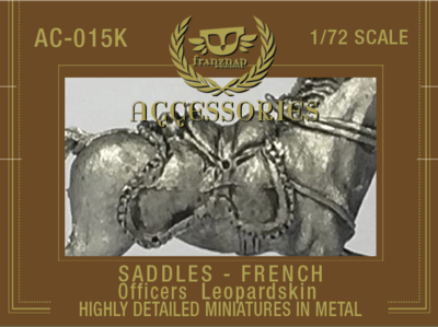 AC-015K Saddles French Officers Leopardskin