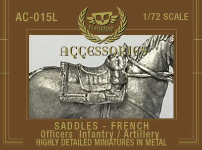 AC-015L Saddles French Officers Infantry / Artillery