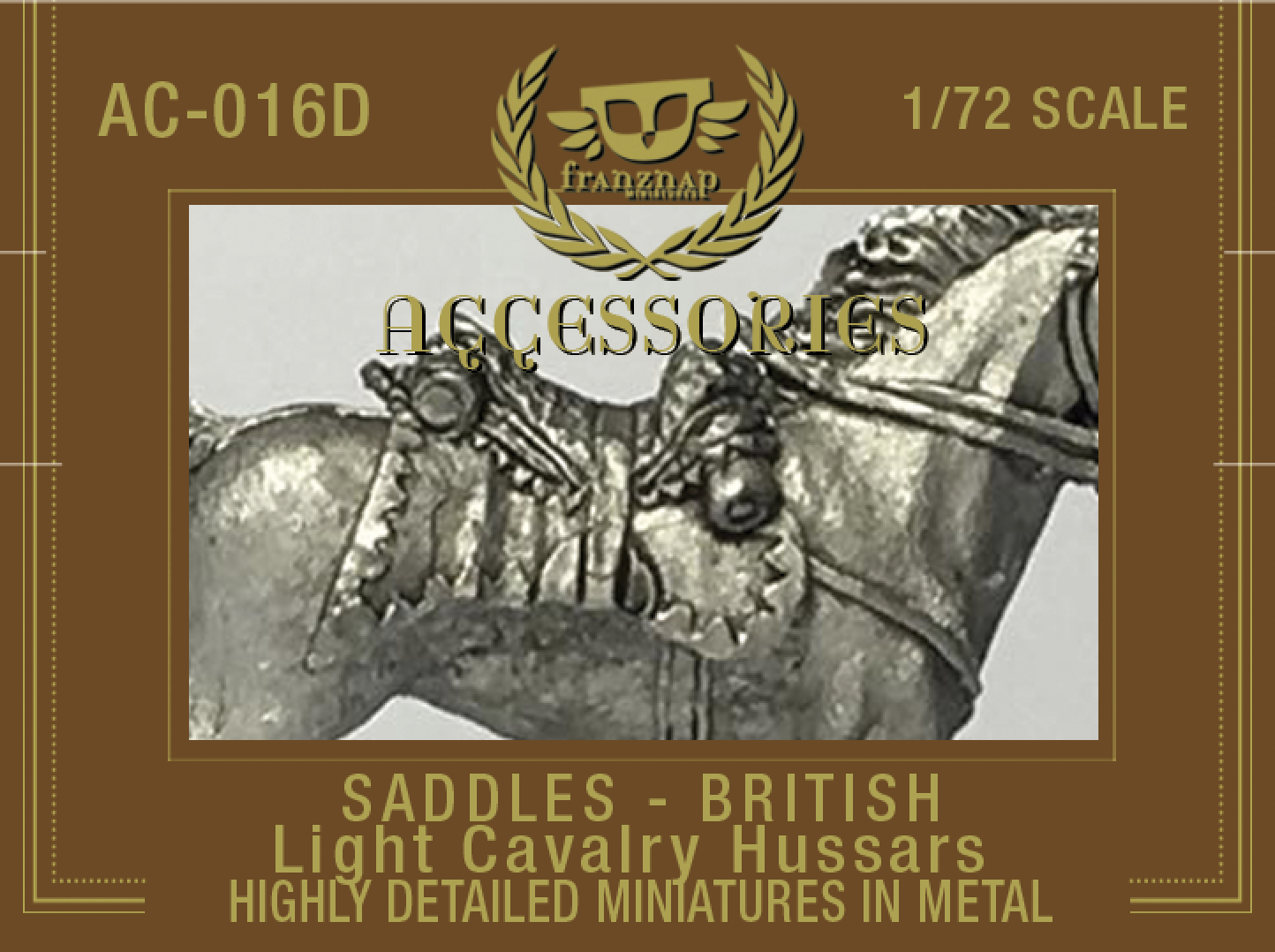AC-016D Saddles British Light Cavalry Hussars