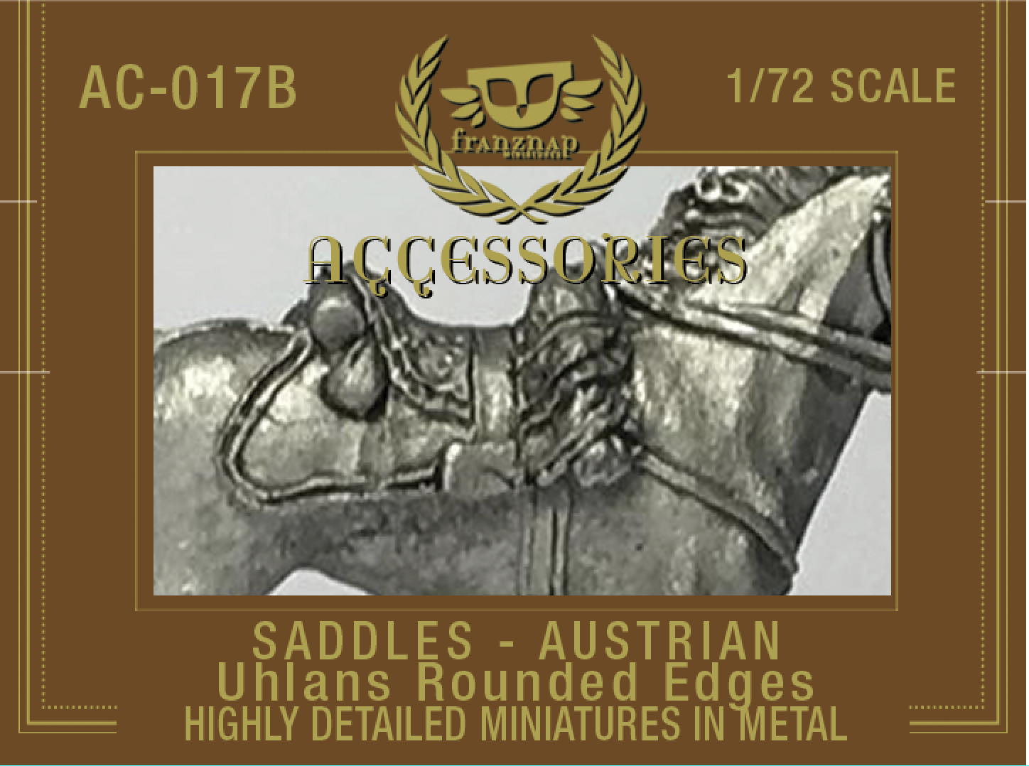 AC-017B Saddles Austrian Uhlans Rounded Edges