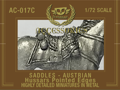 AC-017C Saddles Austrian Hussars Pointed Edges