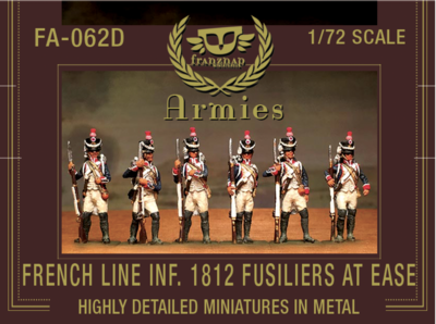 FA-062D French Line Infantry 1812 Fusiliers At Ease