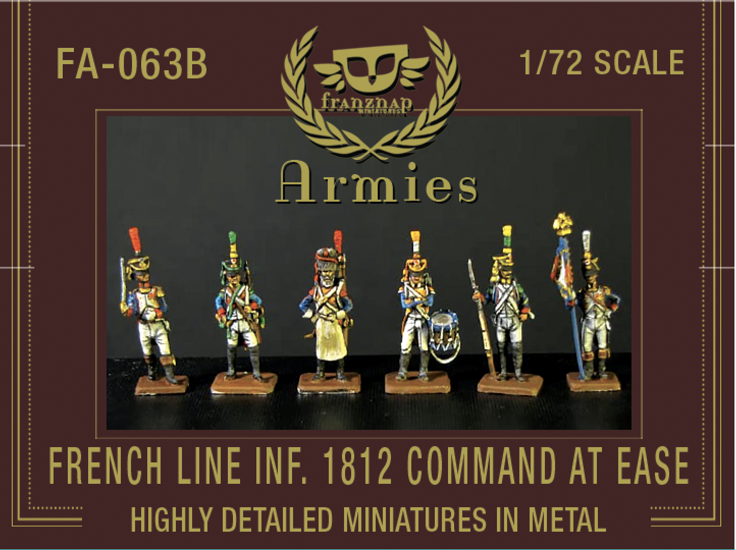 FA-063B French Line Infantry 1812 Command At Ease
