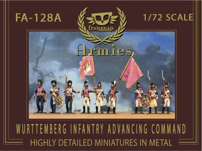 FA-128A Wurttemberg Infantry Advancing Command