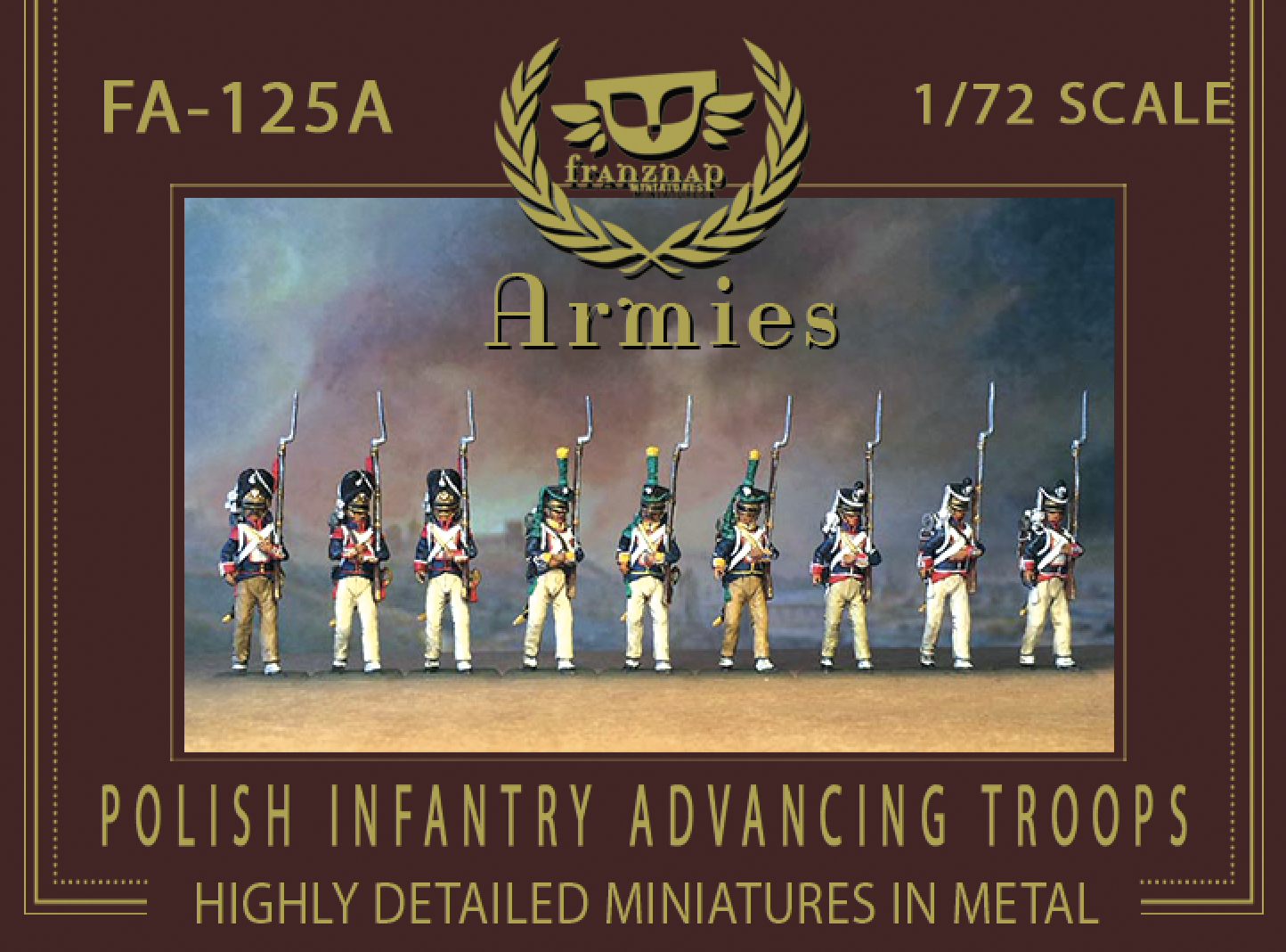 FA-125A Polish Infantry Advancing Troops