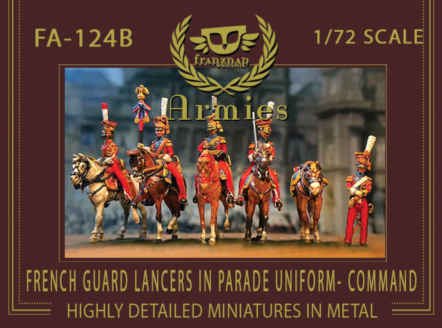FA-124B French Guard Lancers in Parade Uniform Command