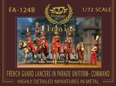 FA-124B French Guard Lancers in Parade Uniform Command