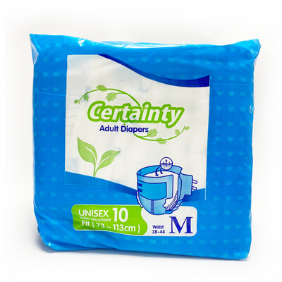 Adult Nappies (Slips) 10s - Certainty