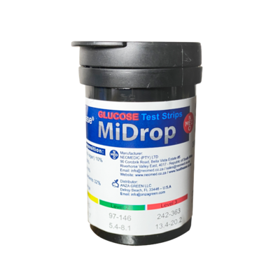 MiDrop Glucose Meter Strips