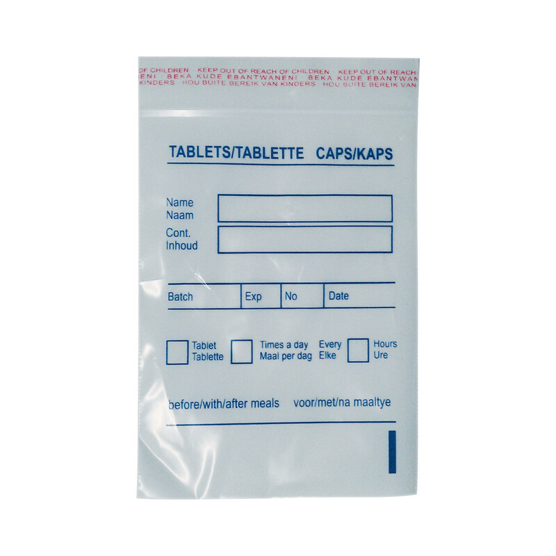Tablet Bags 75 x 90  x 1000s • White