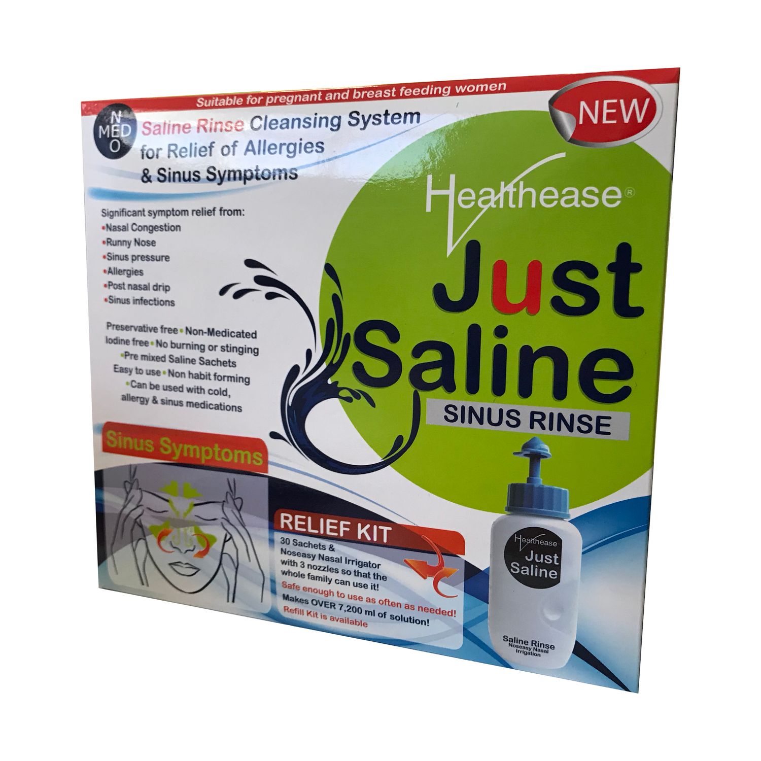 Nasal Irrigation Kit + Saline