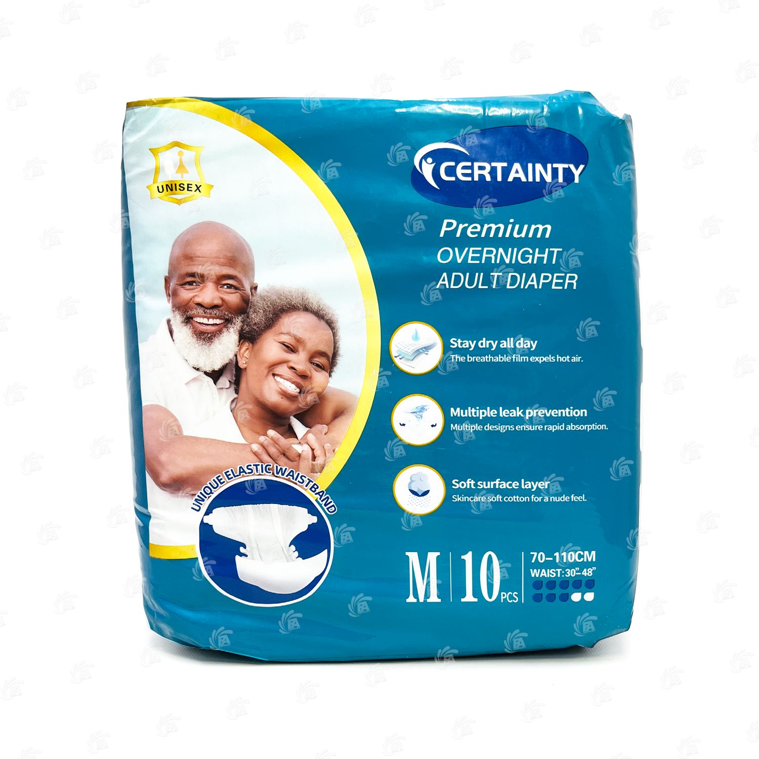 Certainty Premium Diapers, Size: Medium