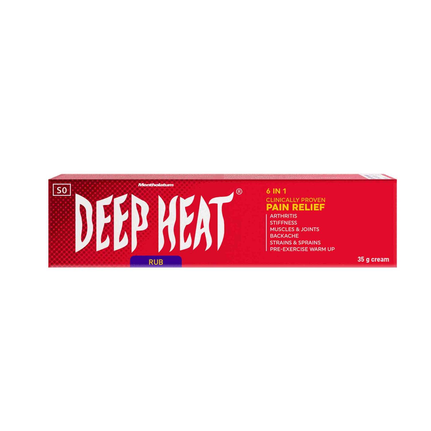 Deep Heat (Spray &amp; Tube), Type: Tube 35g