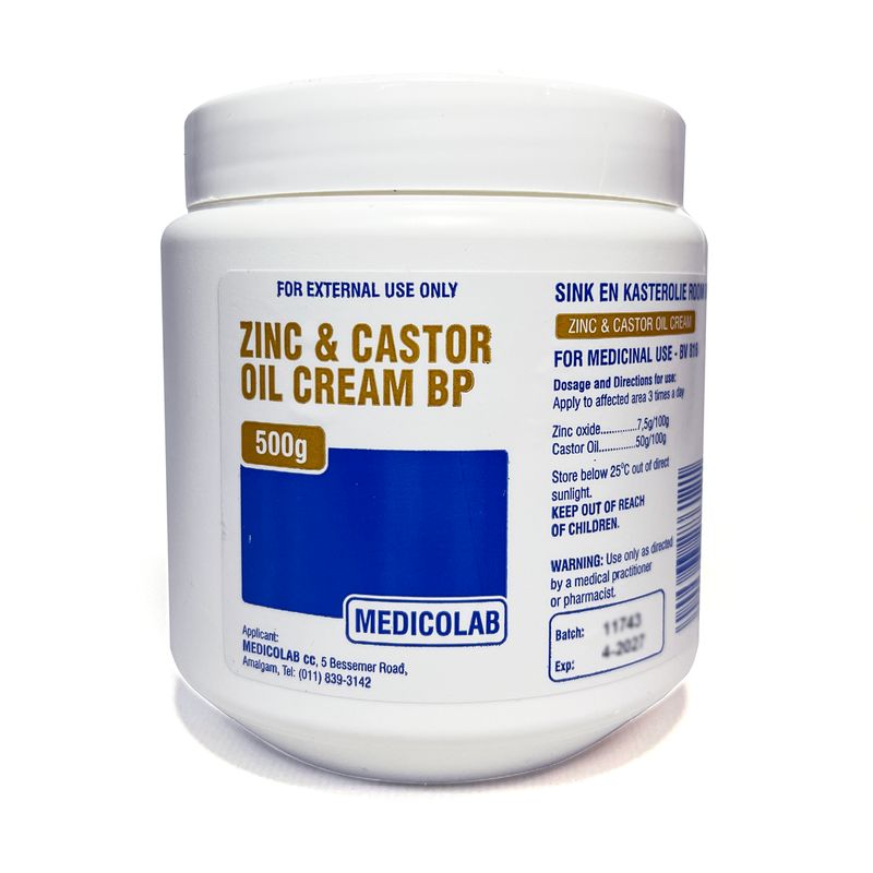 Zinc &amp; Castor Oil Cream