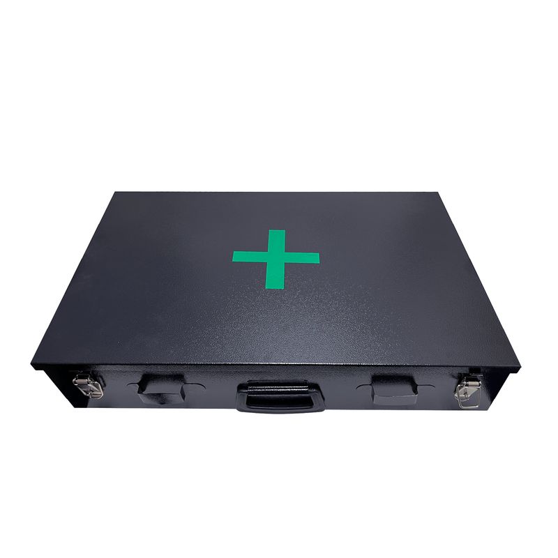 Mining First Aid Kit – Black Metal Box