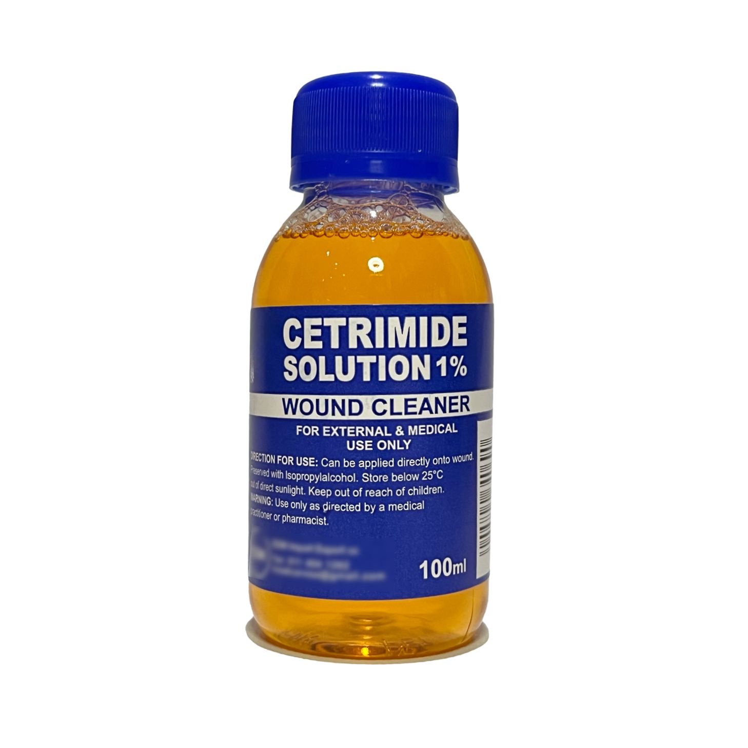 Cetrimide Antiseptic, Size: 100ml 1% Solution