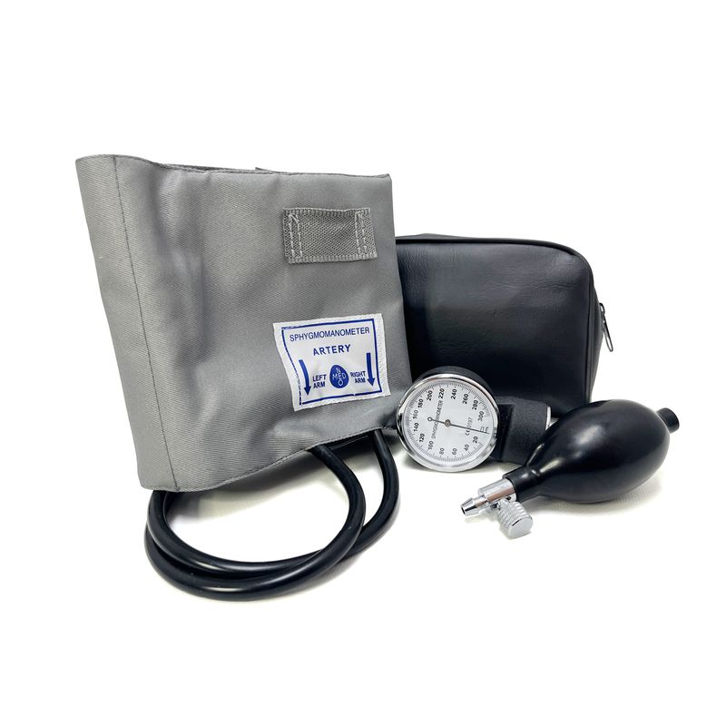 Aneroid Blood Pressure Monitor (Manual) including Cuff, Bulb &amp; Gauge | SundryMed Supplies