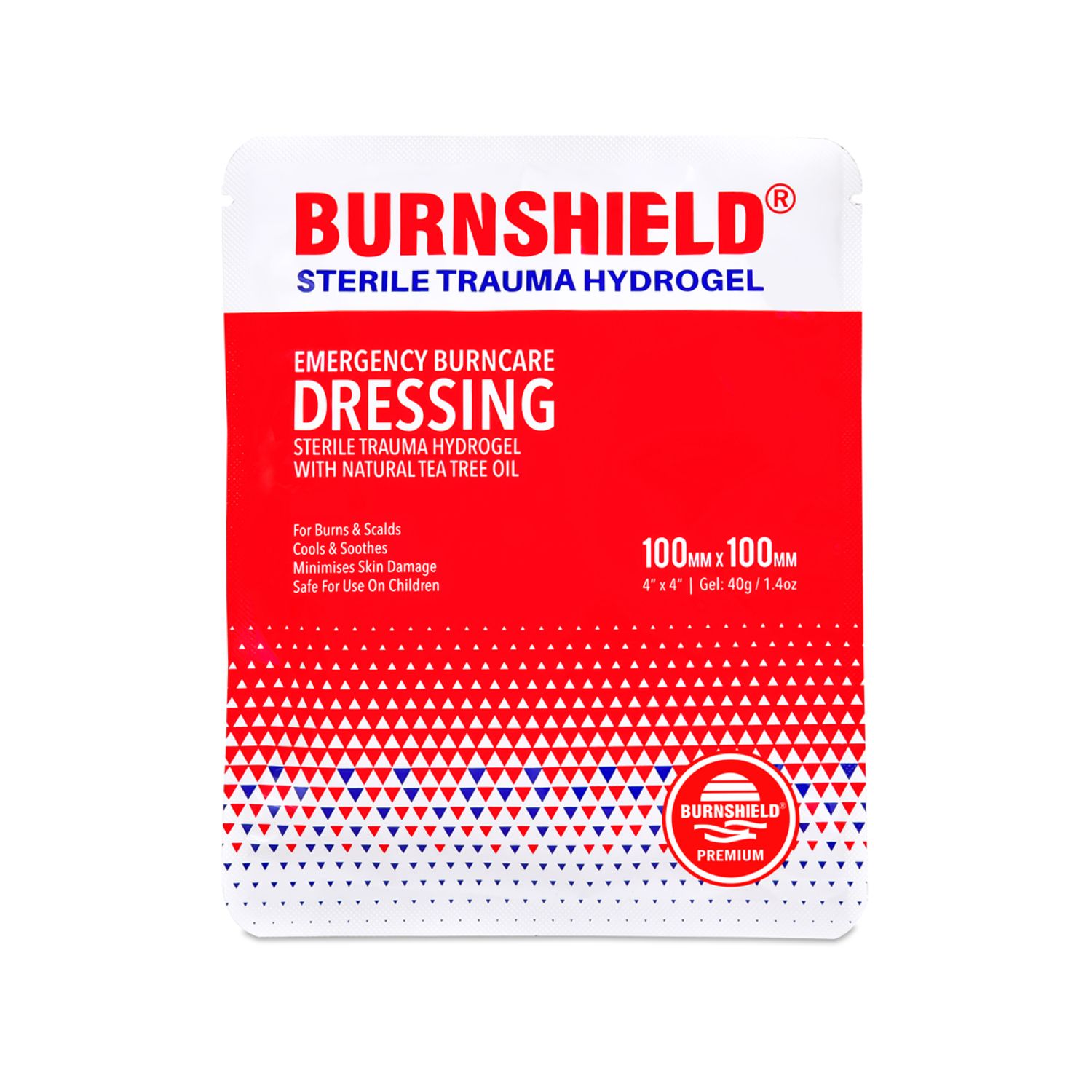 Burnshield Dressing + Blot, Size: 10cm x 10cm Dressing (Sterile)