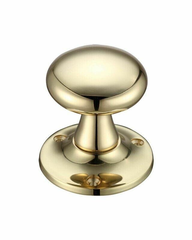 FB501 MUSHROOM MORTICE KNOB FURNITURE 60MM ROSE DIA - £POA