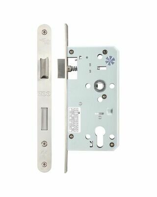 ZDL7255RSS DIN EURO SASHLOCK - 72MM C/C - BACKSET 55MM - RADIUS