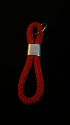 Seil-Schlüsselanhänger Rot