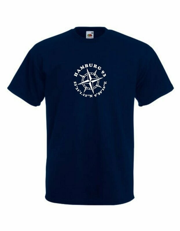 T-Shirt "Hamburg 93-Kompass"