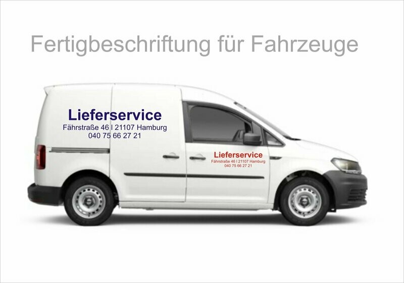 Fahrzeugbeschriftung Fahrer-& Beifahrertür