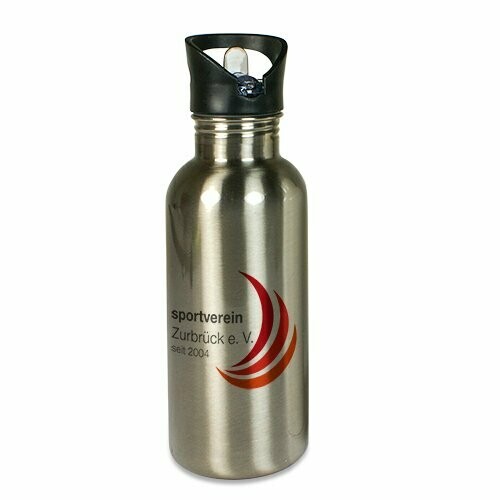 Edelstahl-Trinkflasche, 600 ml