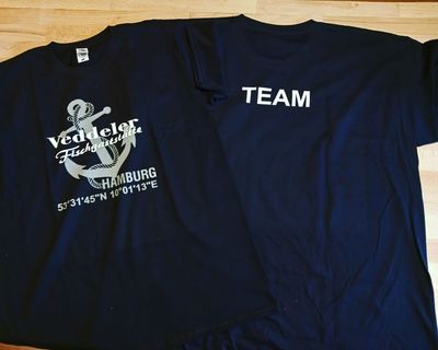 T-Shirt Veddeler Fischgaststätte Team T-Shirt Veddeler Fischgaststätte Team