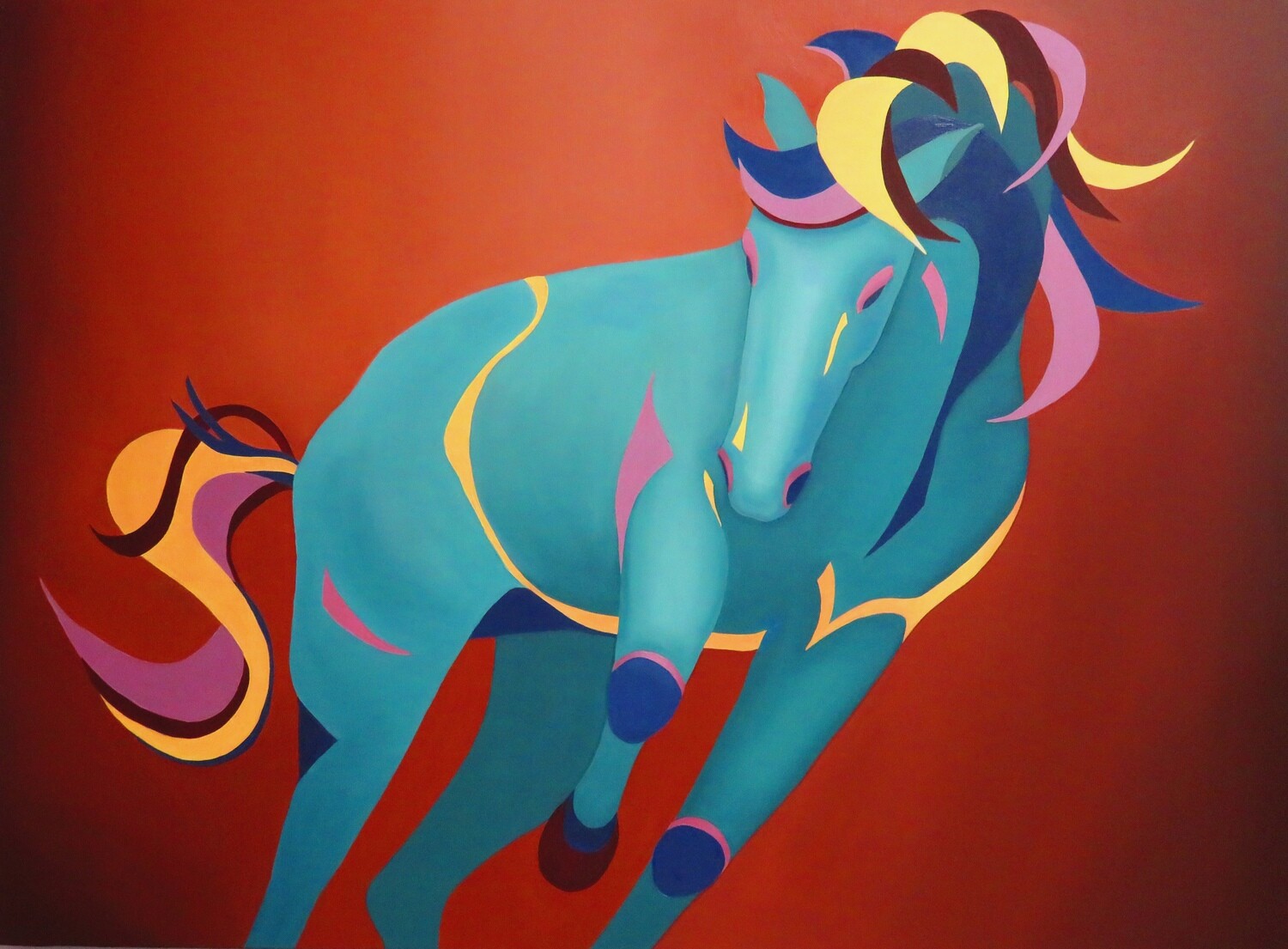 Blue  - Original Oil Painting