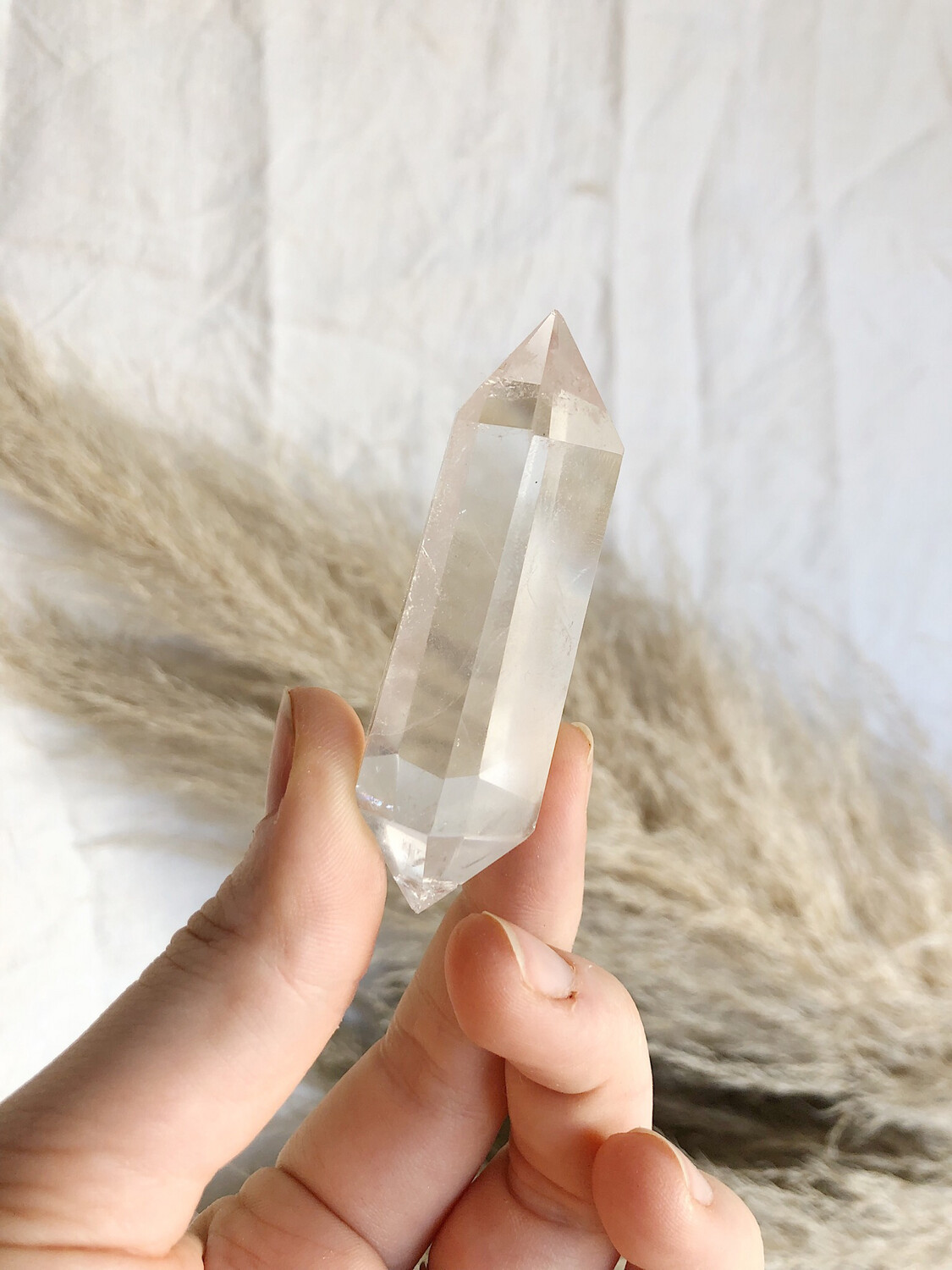Losse kristallen: Bergkristal dubbeleinder