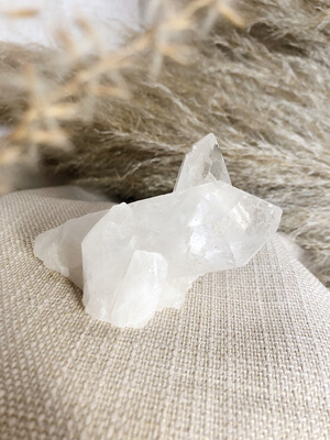 Losse kristallen: Bergkristal cluster