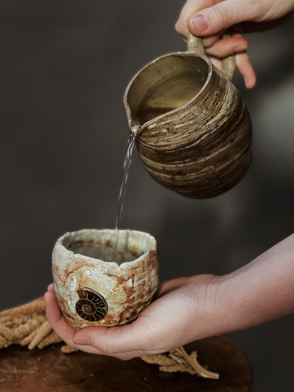 Crystal cups | Keramische kristalkopjes