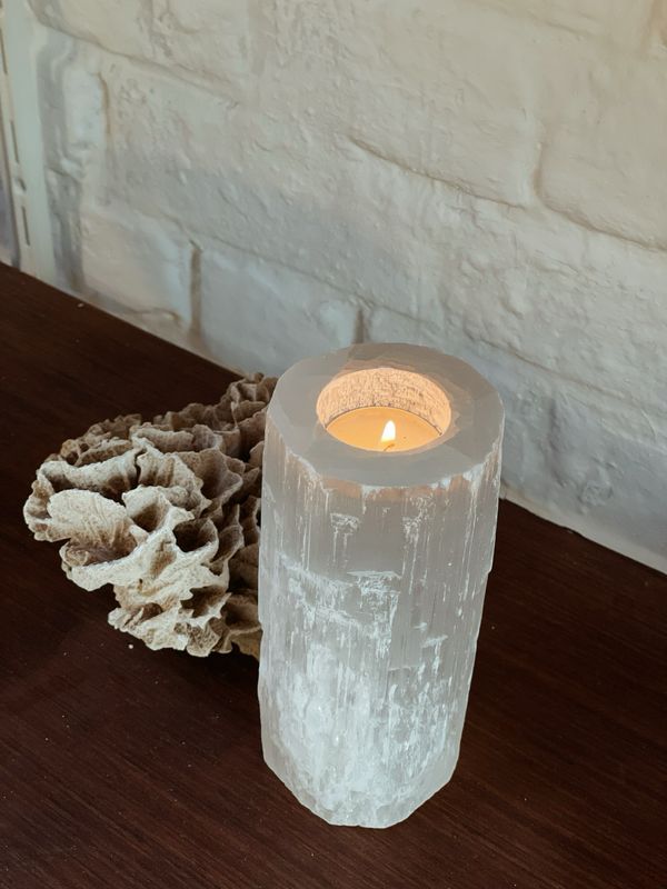 Selena | Seleniet theelichthouder