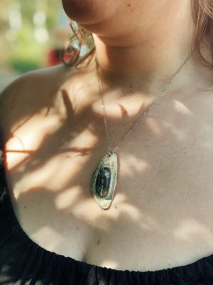 Earth adornment necklace | Toermalijn