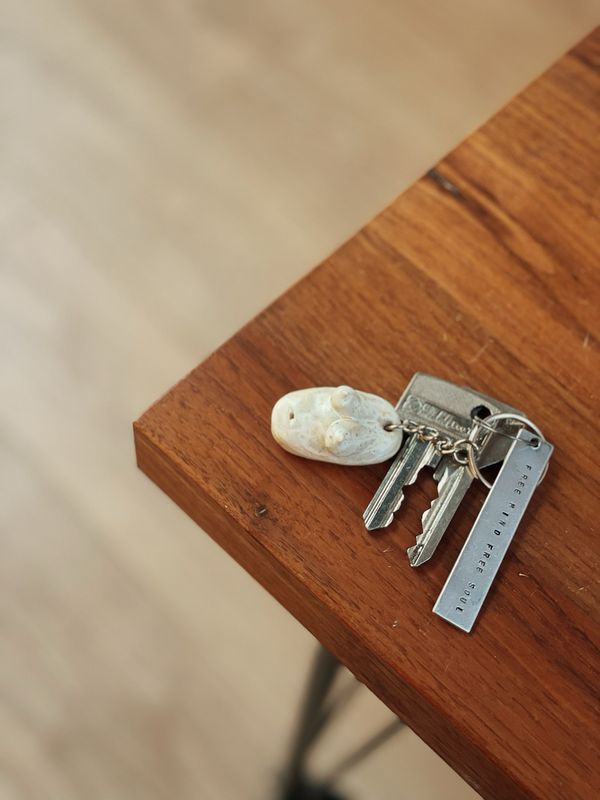 Chibusa | Borsten sleutelhanger