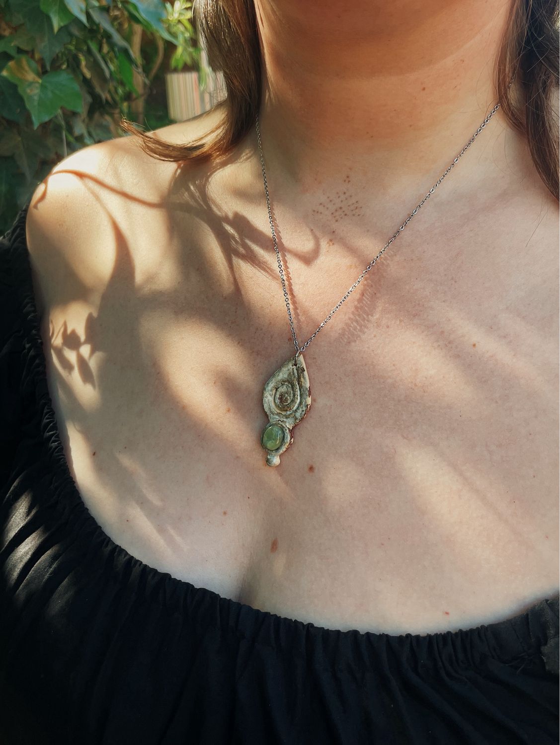 Earth adornment necklace | Jade