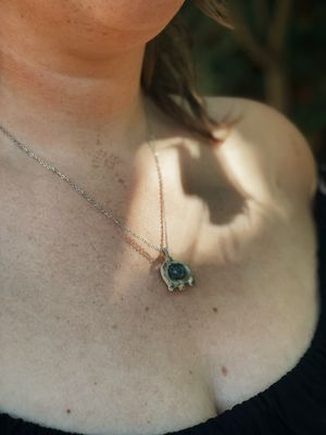 Earth adornment necklace | Larimar