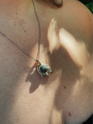 Earth adornment necklace | Larimar