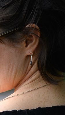 Soft embrace earrings | Lepidoliet